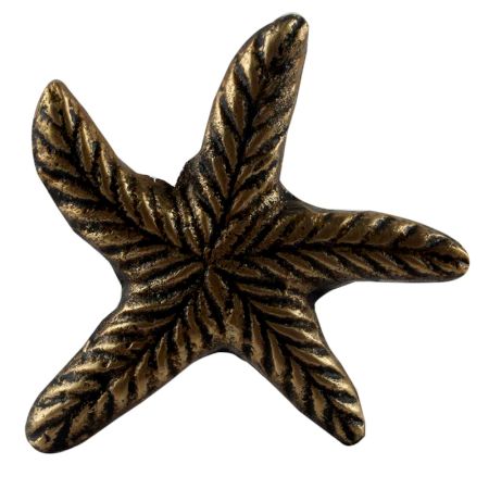 Golden Starfish Metal Knobs 